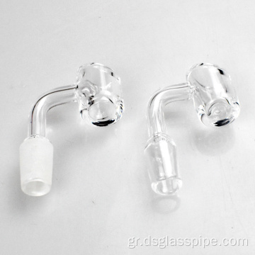 45/90 βαθμός με 10mm/14mm/18mm χαλαζία χαλαζία Banger Domeless Bangers Nail Quartz Club Banger